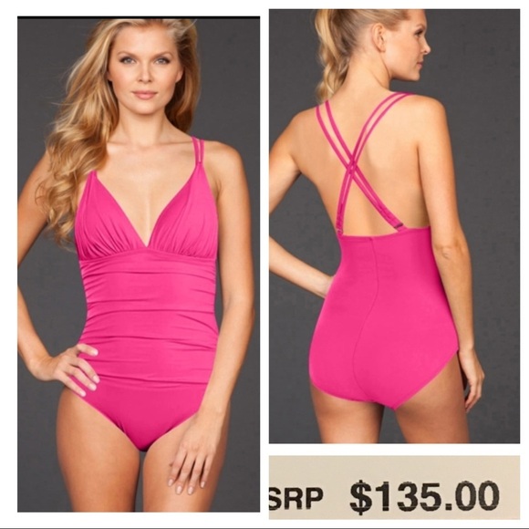 NWT! La Blanca Island Goddess Underwire One Piece - Picture 1 of 6